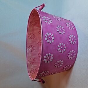 Vintage Pink Ice Tub Can Cooler Large Barbie Party